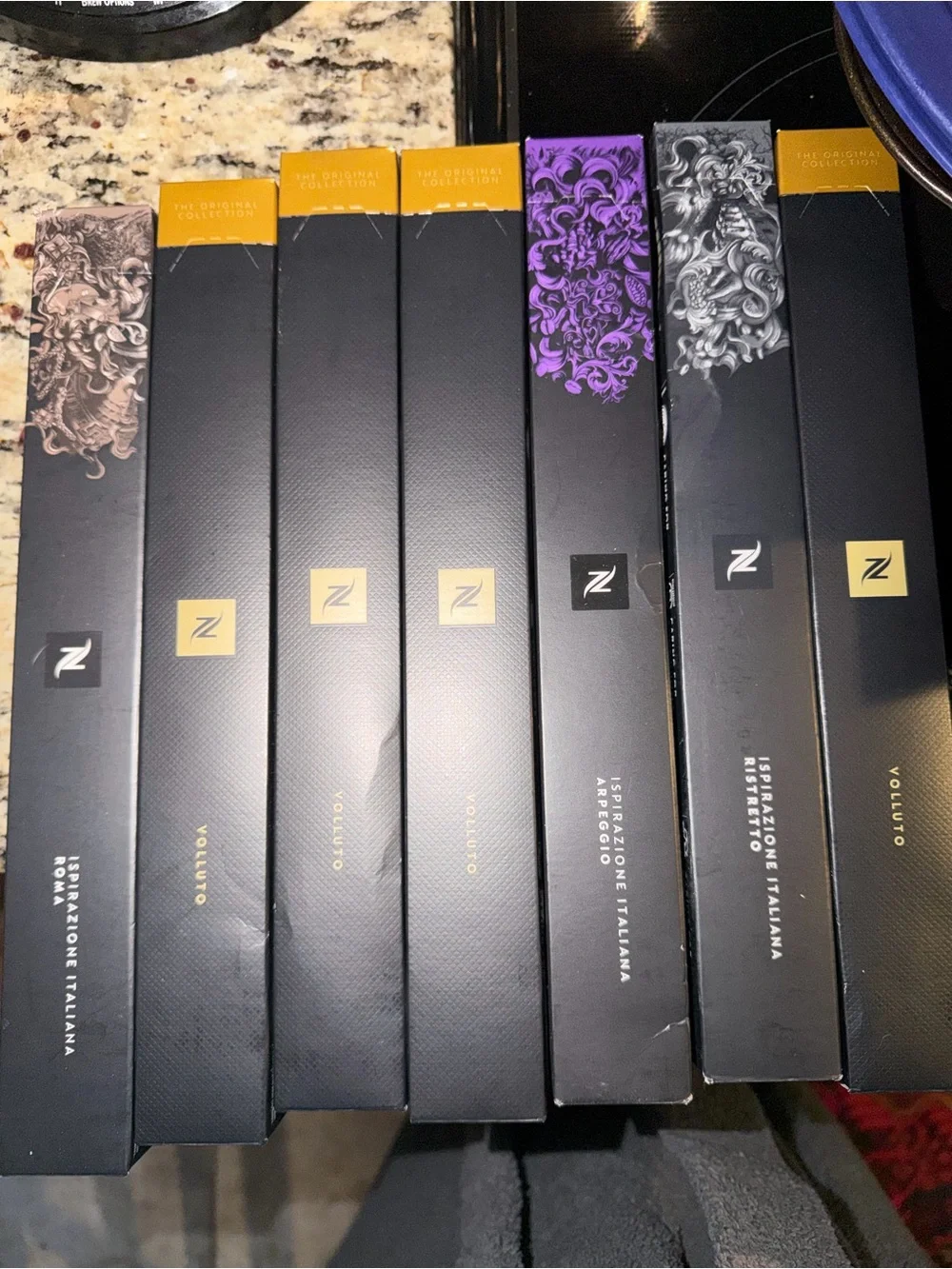 12 boxes Nespresso (original) Capsule Variety bundle